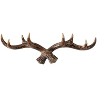 Crochet rétro américain pour manteau en bois de cerf Crochets décoratifs créatifs en plastique Nouveauté pour magasin de vêtements Ménage en bois de cerf