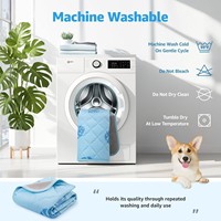 Couverture rafraîchissante lavable pour chiens, tapis de couchage rafraîchissant pour animaux de compagnie, pour cage, sol et voiture - Vente en gros usine