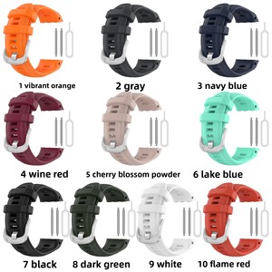 <span class=keywords><strong>Bracelet</strong></span> de rechange en silicone de 20 mm pour <span class=keywords><strong>Garmin</strong></span> <span class=keywords><strong>Instinct</strong></span> 2S, <span class=keywords><strong>bracelet</strong></span> de sport avec boucle ardillon – Vente en gros - Product Image 2