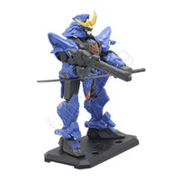 Figur Aksi Mecha Samurai Blok Bangunan Kotak Misteri Mainan & Model Robot Anime Multi-Warna Kit Mainan Kapsul Boneka untuk Hadiah