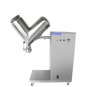 Mezclador en V Pequeño para Laboratorio, Capacidad de 10 Kilos, 20 L, PVC, para Alimentos, Resina, Vitaminas, Lavado, con Motor Homogeneizador para Químicos - Product Image 1