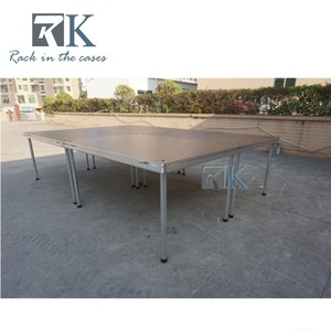 Mobile Aluminum Stage Heavy Duty Anti-Slip Platform for Weddings, Concerts Events Fast Setup Modular Stage - Product Image 2