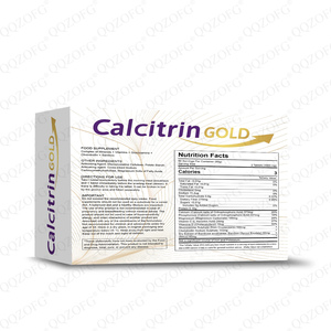 Ventas calientes OEM Calcitrina Gold Suplemento dietético para la fuerza ósea y articular Tabletas de calcio Suplemento de condroitina 60 cuentas - Product Image 2