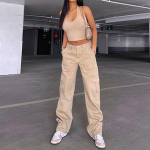 Custom di alta qualità Pour Femmes <span class=keywords><strong>Cargo</strong></span> rosa Denim pantalone Mujer Denim <span class=keywords><strong>pantaloni</strong></span> da <span class=keywords><strong>donna</strong></span> Jeans da <span class=keywords><strong>donna</strong></span> Jeans <span class=keywords><strong>Cargo</strong></span> per le signore - Product Image 1