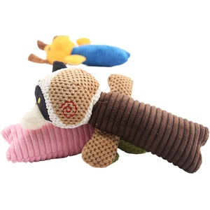 Özel yeni sevimli yumuşak Pet köpekler için oyuncak seti gıcırtılı interaktif çiğnemek köpek oyuncaklar agresif <span class=keywords><strong>Chewers</strong></span> - Product Image 4
