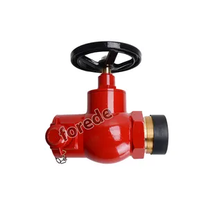 DN65 Straight types of brass fire hydrant valves for fire fighting