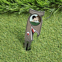 Ensemble multifonctionnel de marqueurs de balle de golf et de clips de chapeau avec outil de réparation de divots, cadeau magnétique pour golfeurs, souvenir, coffret cadeau premium, ensemble de golf