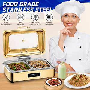 Peralatan Katering YITIAN Hotel Restoran Pengontrol Digital Panci Penghangat Makanan Buffet dari Baja Anti Karat - Product Image 1