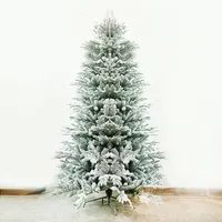 Árvore de natal de mesa pré-iluminada de 18 polegadas, pequena árvore de  natal com luz, pequena árvore de natal de pinho artificial, pequena árvore  de