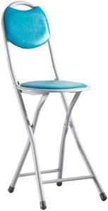 بار البراز مبطن للطي كرسي مرتفع الإفطار مطبخ مقعد إطار فولاذي لينة مقعد المحمولة - Product Image 3