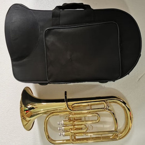 <span class=keywords><strong>EUPHONIUM</strong></span> 3+1 PISTONS Clé Sib Instrument en laiton laqué or Étui rigide Alvéoles de 14,4 mm - Product Image 3