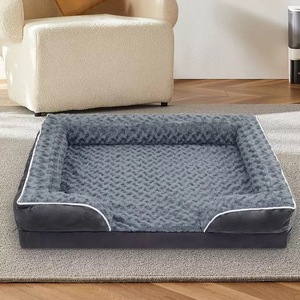 Cama Ortopédica para Mascotas - Esponja de Gel Refrigerante + Espuma Viscoelástica 40D, Cama Impermeable Extraíble y Lavable para Perros y Gatos, Alivio de Articulaciones - Product Image 2