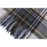 Couverture à carreaux BLUE PHOENIX, hiver, 10% cachemire, 90% laine, tartan, luxe, moelleuse, portable, pour la maison, le bureau, le canapé