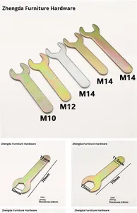Mini <strong>13mm</strong> 14mm 17mm 4mm 14mm Impact Wrench Single Open End <strong>Spanner</strong> Disposable Carbon Steel Flat Hex Metric System Cheap <strong>Spanner</strong> - Product Image 4