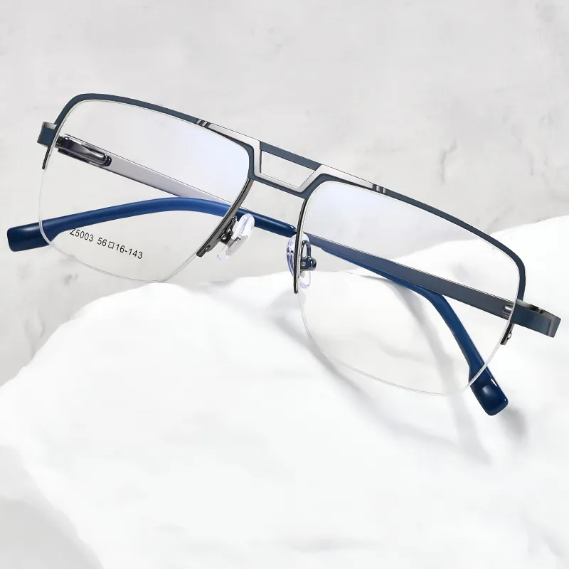 IU-HT5003 High Quality Metal Frame Optical Eye Glasses Men Spectacle Frames