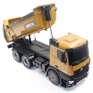 Camions à benne basculante RC en alliage HUINA TOYS 1573 1/14 10CH, véhicule <span class=keywords><strong>de</strong></span> construction, <span class=keywords><strong>jouet</strong></span> télécommandé RTR, cadeau pour garçon - Product Image 4