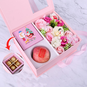 Boîte cadeau <span class=keywords><strong>de</strong></span> noë<span class=keywords><strong>l</strong></span> personnalisée boîte cadeau ramadan <span class=keywords><strong>calendrier</strong></span> <span class=keywords><strong>de</strong></span> <span class=keywords><strong>l</strong></span>'<span class=keywords><strong>avent</strong></span> ouvert adulte fleur sacs-cadeaux petite boîte d'emballage - Product Image 2