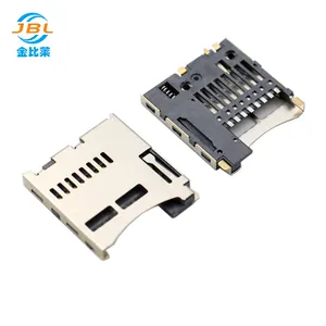 8 pin Connettore Della Scheda TF micro SD Compatibile con Molex 473521001 ,Push-Tipo di Spinta, con VSS Rilevare Interruttore