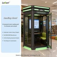 Cabina de Estudio Inteligente Leborui con IA, Ecológica, Resistente al Agua, Reciclable, Aislada del Ruido, para un Estudio Privado y Concentrado