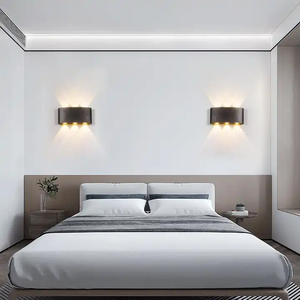 Lámpara de Pared LED para Porche, Diseño Cónico, Aluminio, Iluminación Superior e Inferior, RGB, Lámpara de Noche Inteligente - Product Image 4