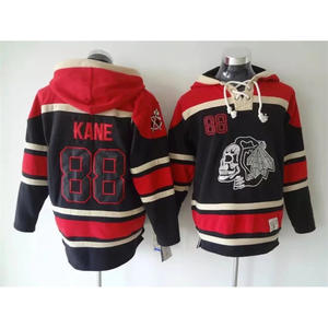 Custom Your Own Design Pullover Hockey Hoodies Met Veters Sublimatie Polyester Ijshockey Wear Hoodie - Product Image 2