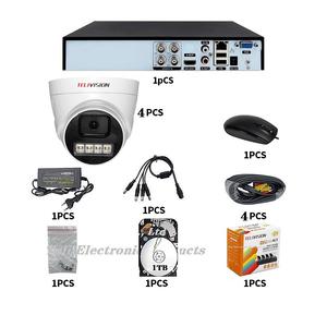 HD 보안 모니터링 시스템 4CH Cctv 1TB <span class=keywords><strong>DVR</strong></span> 3mp 돔 키트 풀 컬러 오디오 3.6mm 렌즈 홈 TV 카메라 - Product Image 6