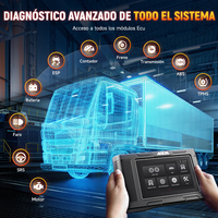 Herramienta de Diagnóstico para Camiones Pesados ANCEL HD3200 PRO, Lector de Códigos Diésel con Pantalla Táctil de 5 Pulgadas, Servicio de Regeneración DPF y Reinicio