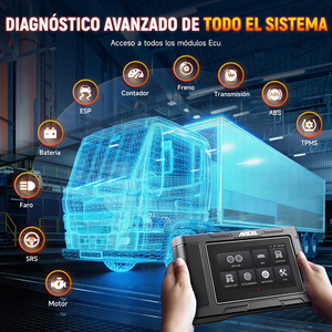 Herramienta de Diagnóstico para Camiones Pesados ANCEL HD3200 PRO, Lector de Códigos Diésel con Pantalla Táctil de 5 Pulgadas, Servicio de Regeneración DPF y Reinicio - Product Image 4