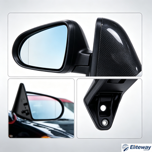 ฝาครอบกระจกมองหลังคาร์บอนไฟเบอร์ TB สำหรับ Honda Civic EK <span class=keywords><strong>EG</strong></span> ปี 1996-2000 OEM ODM - Product Image 3