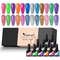 12 pièces/kit Venalisa vernis à ongles Gel coffret cadeau élégant vernis à ongles tremper UV LED haute Piment paillettes UV système de Gel