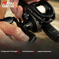 Moulinets de pêche à lancer Abu Garcia Pro MAX SX 7+1BB, longue portée, fibre de carbone, haute vitesse, résistance maximale 8 kg, pour la pêche en mer, en rivière et en lac