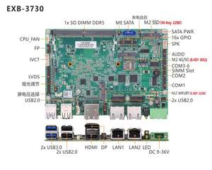 Ordinateur monocarte Linkleaps 3,5 pouces SBC compatible avec <span class=keywords><strong>Intel</strong></span> N97 N100 N200 <span class=keywords><strong>Core</strong></span> <span class=keywords><strong>I3</strong></span> <span class=keywords><strong>N300</strong></span> N305 avec 2 ports LAN GbE, 6 ports COM, M.2 DDR5 32 Go LVDS - Product Image 6