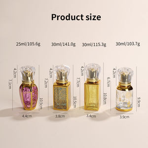 ขวดน้ำหอมแก้วแบบสเปรย์สไตล์อาหรับ <span class=keywords><strong>Eric</strong></span> Middle <span class=keywords><strong>East</strong></span> ขนาด 30 มล. 20 มล. 50 มล. พร้อมหัวฉีดแบบพ่นฝอย - Product Image 2