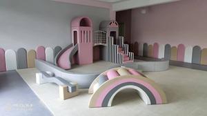 Детский мягкий игровой модуль из пены для скалолазания в тренажерном зале для помещений, сертифицированный CE - Product Image 4