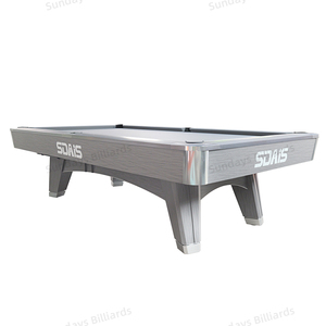 Table de billard Slate Sundays de 9 pieds, la plus récente, pour usage domestique et commercial, avec <span class=keywords><strong>feutre</strong></span> de couleur personnalisable et accessoires de billard complets - Product Image 3