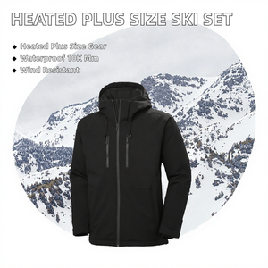 Ensemble veste et pantalon de ski d'hiver 3L de haute qualité, imperméable, respirant, coupe-vent, anti-humidité - Fermeture éclair Tex Plus - Product Image 2