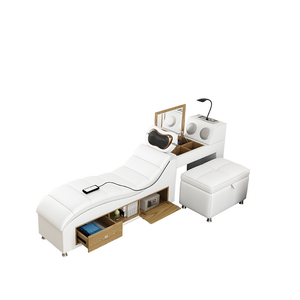 Lit Moderne en Cuir et Bois, Meuble de Chambre Multifonctionnel Intelligent avec Rangement, Vente en Gros Usine YSS-B4-94 - Product Image 4
