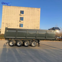 Semi-remorques benne en acier directement de l'usine chinoise pour le transport lourd de pierres et de minerai