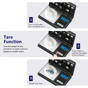 Vàng Có Trọng Lượng Túi Quy Mô 0.01G Mini Rõ Ràng Kỹ Thuật Số Xách Tay Trọng Lượng Nhẹ Đồ Trang Sức Trọng Lượng Gram Cân Bằng Chính Xác Túi Quy Mô - Product Image 5