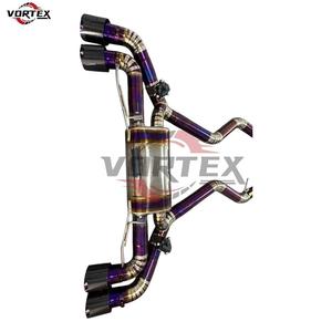 Sistema de Escape Catback VORTEX Grado 5 Ti Valvetronic para BMW G20/G21/G22/G26 M340i/M440i 3.0T 2021-2025 con Puntas Quemadas Arcoíris - Product Image 4