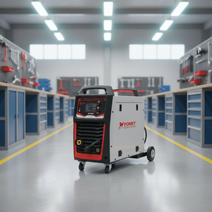 เครื่องเชื่อม MIG แบบอินเวอร์เตอร์ IGBT อลูมิเนียม สแตนเลส รุ่น Synergic Double Pulse MIG-250DP ใหม่ 220/380V CO2 อุตสาหกรรม ดิจิตอล - Product Image 1