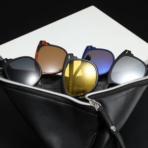 Wholesale Retro Men Magnetic Semi-Metal 5 Lenses Sunglasses UV400 5 in 1 TR90 Eyeglasses With Sun Glasses <b>Clip</b> on - Product Image 5