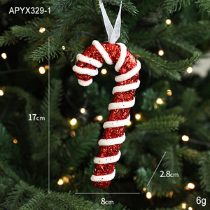 Adornos Colgantes de Caramelo para Árbol de Navidad, Decoración Navideña Brillante, Adornos Grandes de Caramelo para Colgar en el Árbol - Product Image 4