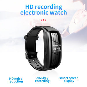 กล้องวิดีโอขนาดเล็กแบบซิลิโคน 8-256GB นาฬิกาหน้าจอสัมผัส บันทึกเสียงพร้อมไมโครโฟน  แฟลชไดรฟ์ USB กันน้ำ IP65 ลดเสียงรบกวน - Product Image 6