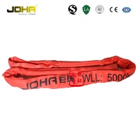Harga terbaik sabuk Sling Web 10 Ton bulat kustom