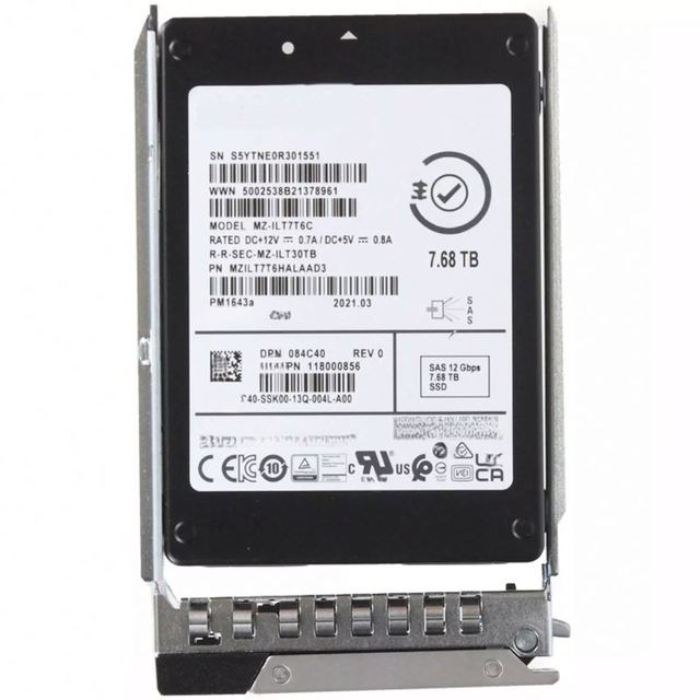 Hot Selling T7pw9 7.68tb Sas 12gbps 2.5inch Read Intensive 1dwpd Ssd for Enterprise Server