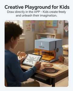 Grabador/Cortador Láser de Diodo <span class=keywords><strong>ORTUR</strong></span> R11.3W, Velocidad de 5000 mm/min, Diseño Plegable Portátil para Metal, Madera, Goma, Plástico, Alta Seguridad - Product Image 5