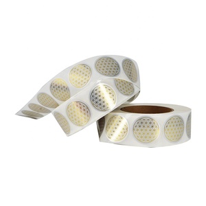 Tùy chỉnh lá vàng rõ ràng Vinyl logo nhãn dán tấm lá vàng hình chữ nhật - Product Image 5