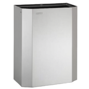 Cestino per Rifiuti Rettangolare in Acciaio Inox 25 L per Uso Interno ed Esterno - Product Image 2