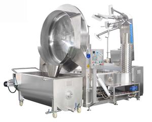 מערבל בישול תעשייתי מחומם בגז פלנטרי, מכונת ערבוב לבישול בשר ורסק עגבניות עם חימום בגז - Product Image 1